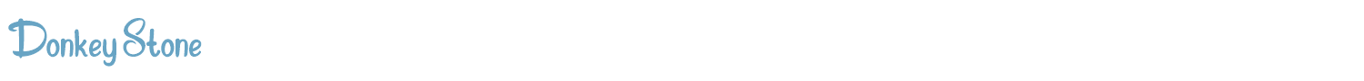 sample Donkey Stone font